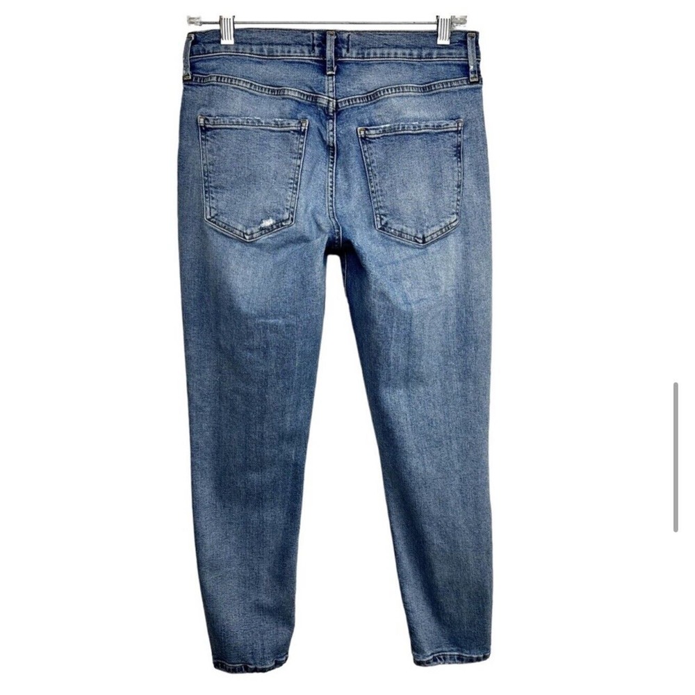 Agolde Sophie High Rise Skinny Crop Jeans Size 28 In Breakout Distressed - Picture 13 of 15